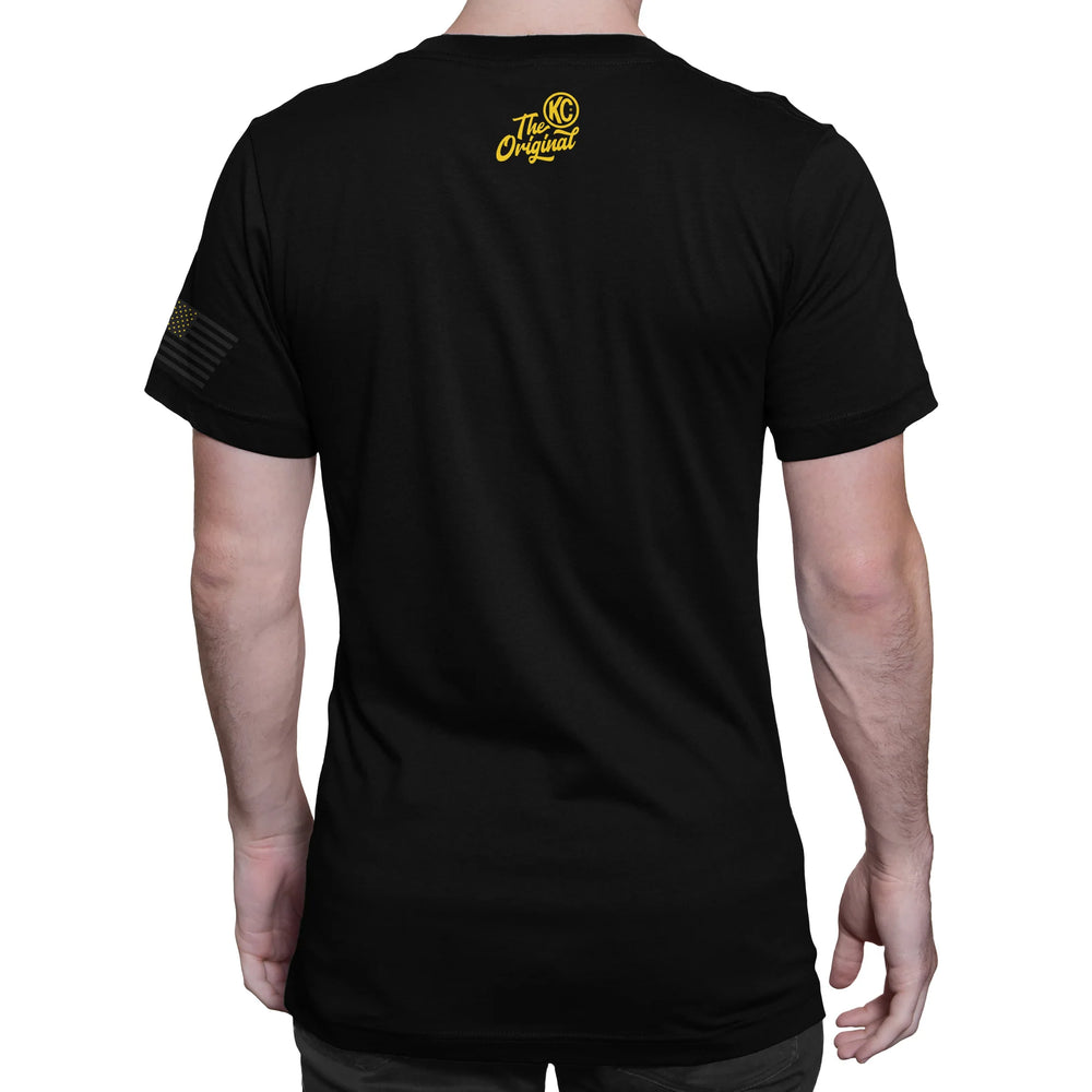 KC CLASSIC YELLOW LOGO TEE SHIRT -