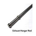 Ticon Industries 8in Length x 3/8in Titanium Billet Exhaust Hanger Rod - Mushroom End