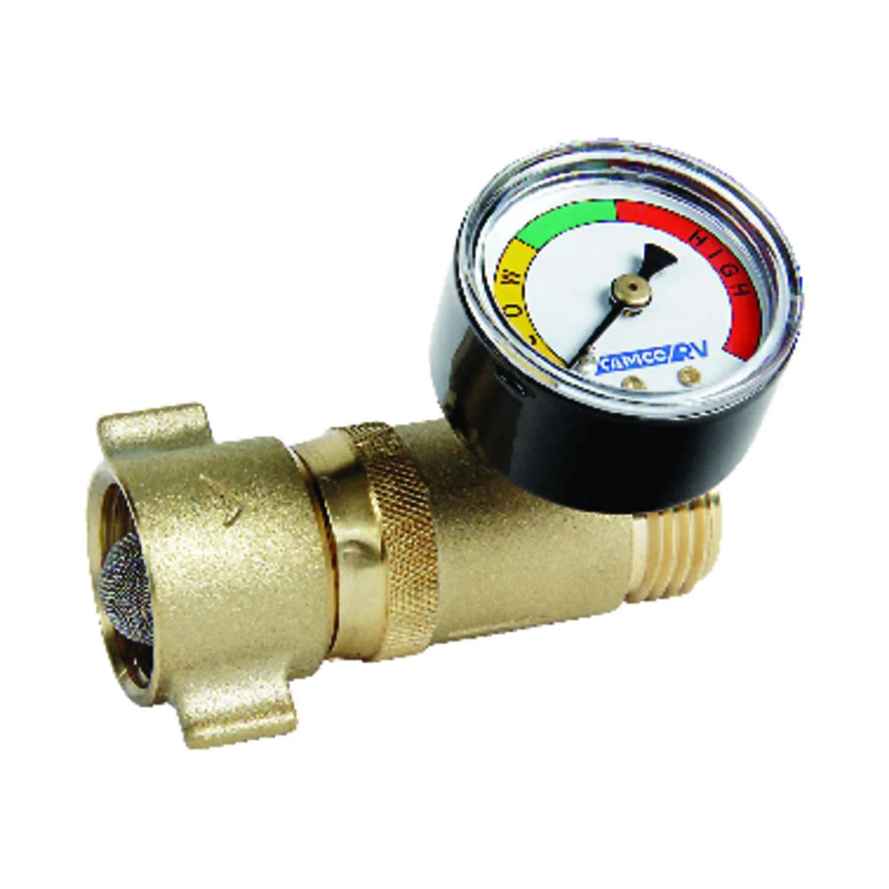 BRASS WATER PRESSURE REGULATOR WITH GAUGE LLC