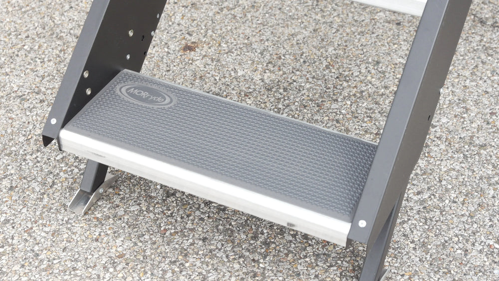 SINGLE STEP TREAD 23.5IN X 9.5IN PEEL&STICK ANTISLIP MARINEGRADE MATERIAL