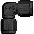Fragola -3AN x 90 Degree Female Coupler - Black