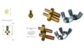 5/16 2 3/8 2 STUD ADAPTOR