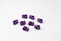 TCLAMP SINGLE PLACE 1/4IN 8 PIECES PURPLE