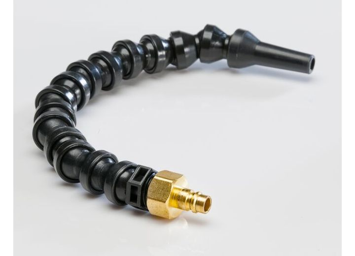 14IN FLEXIBLE SPOUT BLACK FOR QUICK DISCONNECT VALVE CARDED