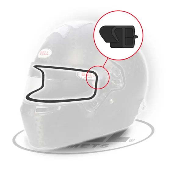 Bell Rubber Profile Visor Edge 77CM - Black