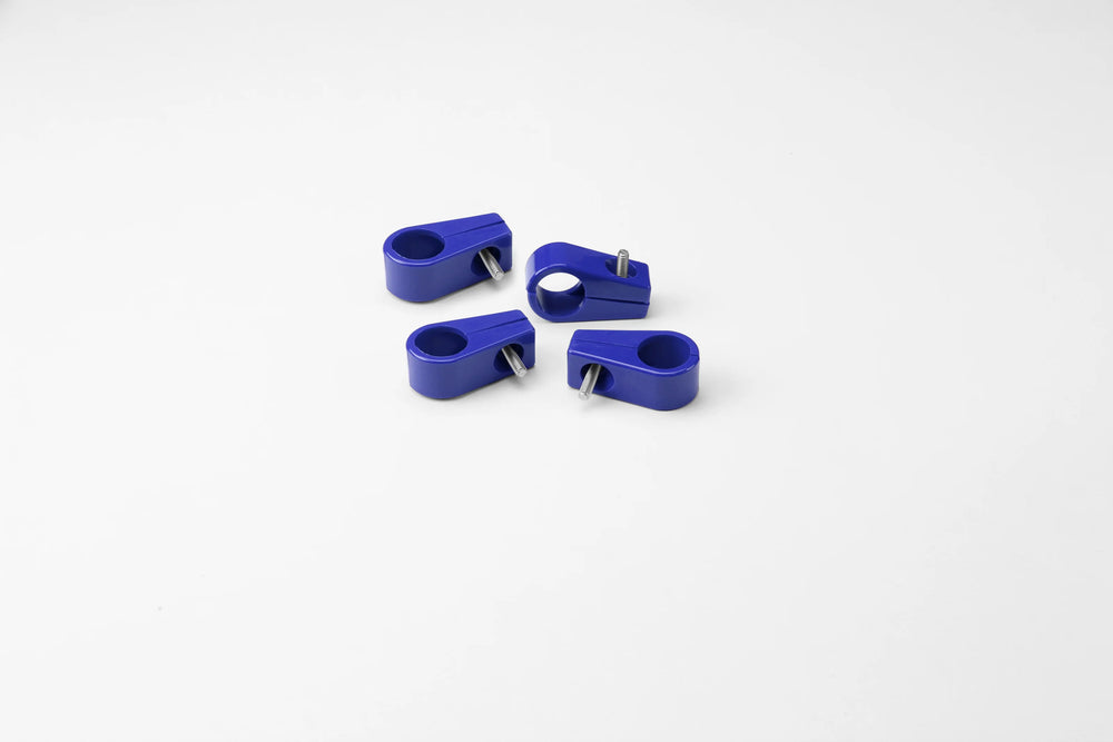 TCLAMP SINGLE PLACE 5/8IN 4 PIECES BLUE