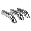 9.00IN SS TURNDOWN SS EXHAUST TIP 2.00IN ID / 2.25IN OD
