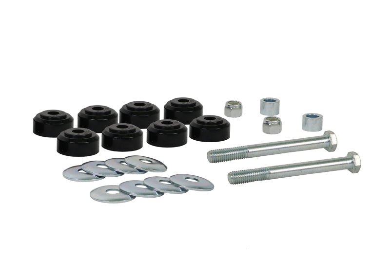 Sway bar - link bushing 8 Bushings 8 Washers 4 Nuts 2 Bolts Grease