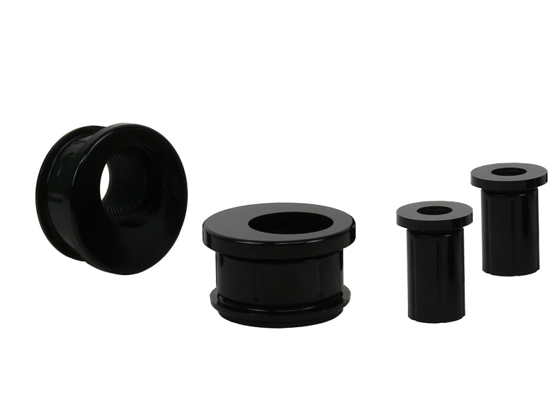 Control arm - lower inner rear bushing 4 Bushings 2 Washers Install Guide Grease