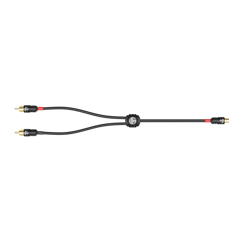 1 FEMALE TO 2 MALE Y ADAPTER RCA CA