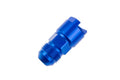 EFI FITTING 06 AN MALE TO 5/16 SAE QUICKDISCONNECT FEMALE BLUE
