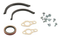 Replacement Hardware For Timing Covers 4590 & 4590BP Replacement Hardware For Timing Covers 4590 & 4590BP Includes Front Seal, Bolts, (2) Front Oil Pan Seals, and (2) Water Pump Gaskets Mr Gasket