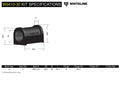 Whiteline W0410-30 Sway Bar Bushings 30mm use with KS30 saddle