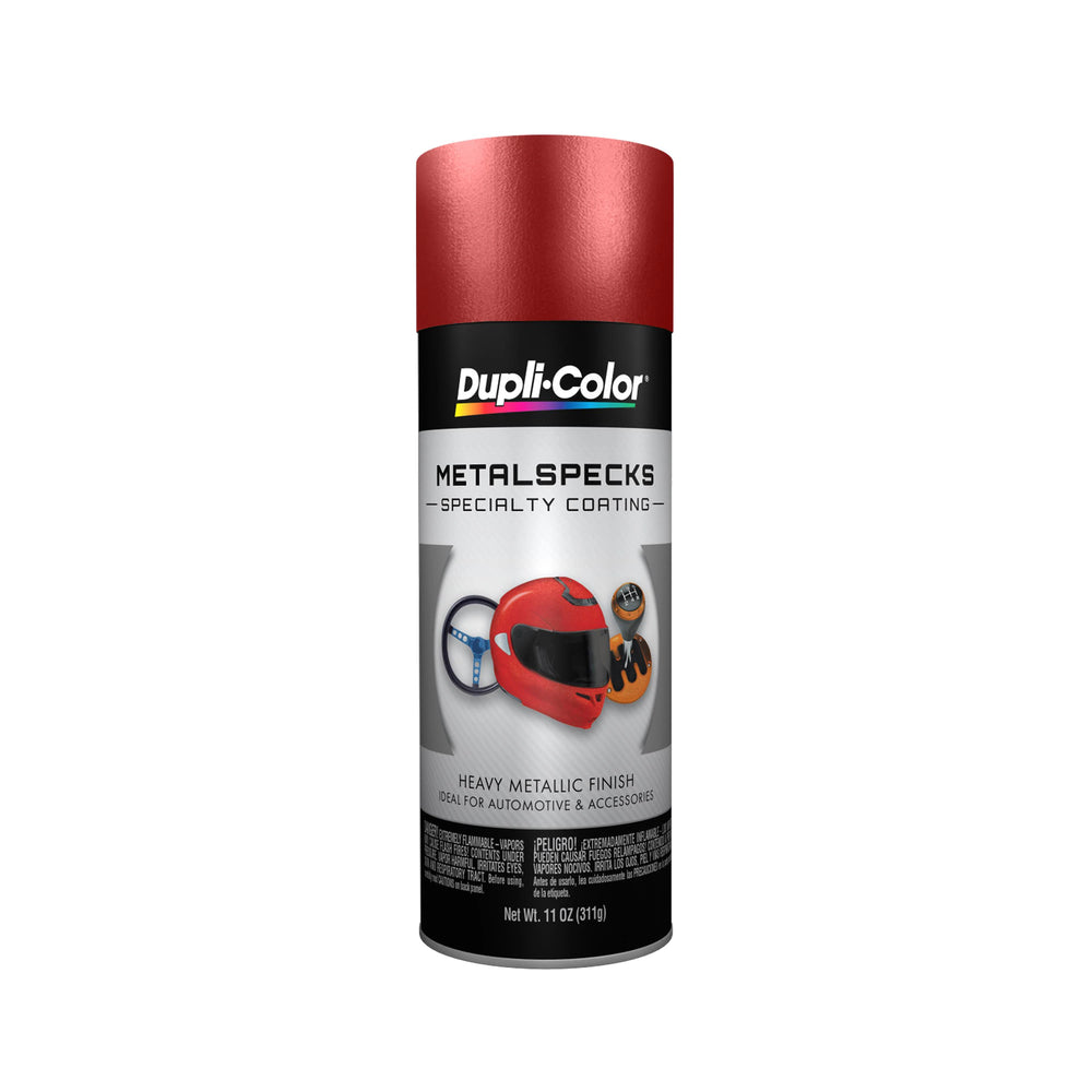 METAL FLAKE PAINT; RETRO RED; 11 OZ. AEROSOL
