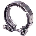 V-Band Exhaust Clamp 4 in Natural 304 Stainless Steel Pypes Exhaust