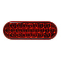 LED OVAL STTP LAMP RED 24DIODES