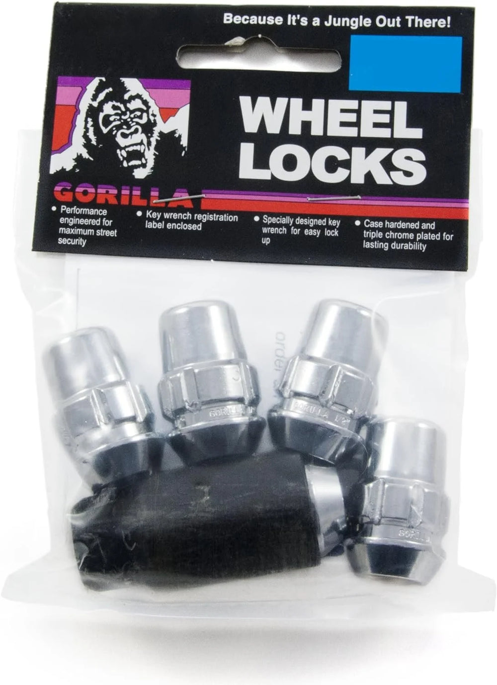 12MM X 1.25 ACORN FIVE (5) LOCK SETS (BAGGED)