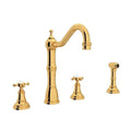 SHOWER VALVE FAUCET 4IN WHITE WITHCRYSTAL HANDLES AND VAC BREAKERFOR SHOWER HOSENONMETALLIC