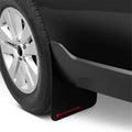 Rally Armor Universal Fit (No Hardware) Basic Black Mud Flap w/ Red Logo