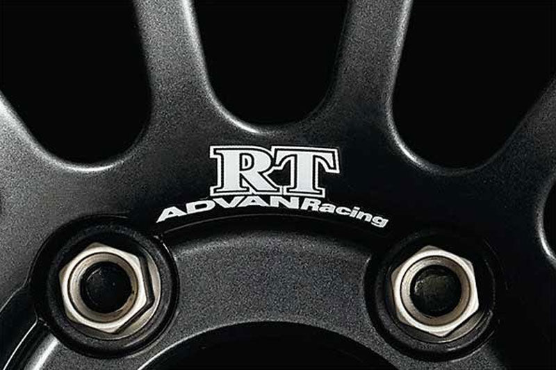 Advan RT Spoke Sticker (White) - 2 Pack