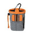 GOOD DOG TREAT POUCH HEATHER GREY/ORANGE