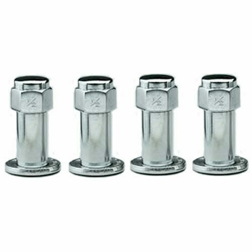 Weld Closed End Lug Nuts w/Centered Washers 12mm x 1.25 RH - 4pk.