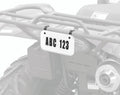 Quadboss ATV License Plate Kit - Black