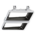 8384 C10 RECTANGLE HEADLIGHT BEZEL DUAL HEADLIGHT RH SILVER W/ DARK ARGENT G