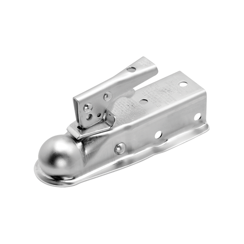 FULTON COUPLER BALL SIZE 17/8IN 2IN TONGUE WIDTH ZINC FINISH RATING 2000 LBS.