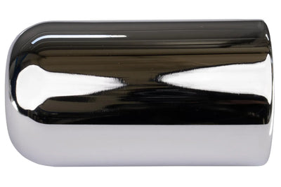 EXHAUST TIP 2.25IN ID ROLLED PENCIL OUTLET 6IN OAL CHROME