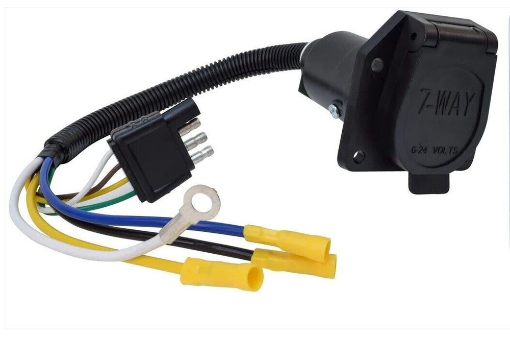 7WAY TO 4WAY PREWIRE HARNESS 12IN CARDED