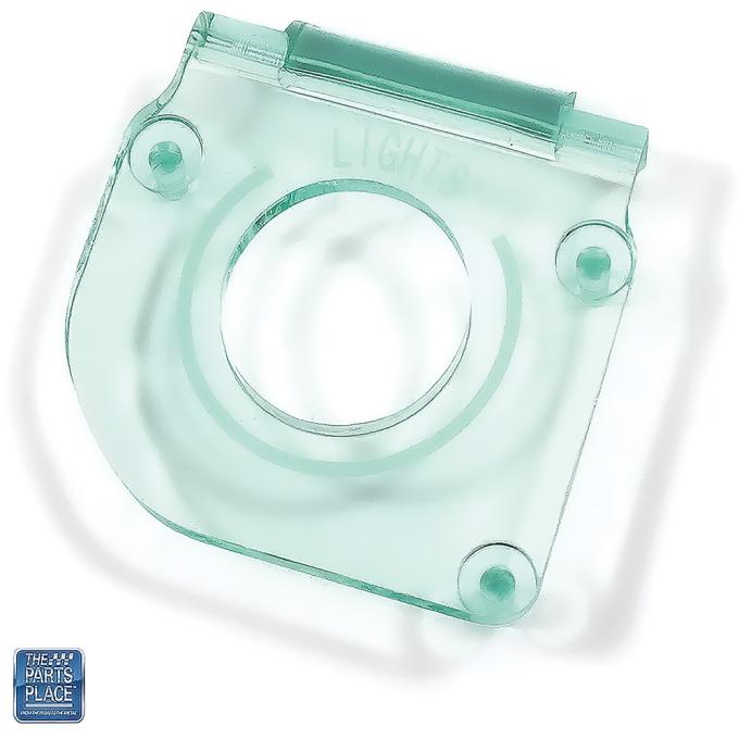 HEAD LIGHT SWITCH LENS GREEN CHEVELLE/EL CAMINO 70 SS