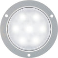 4' RND DOME LIGHT;7 LED;FLNG MT;.18
