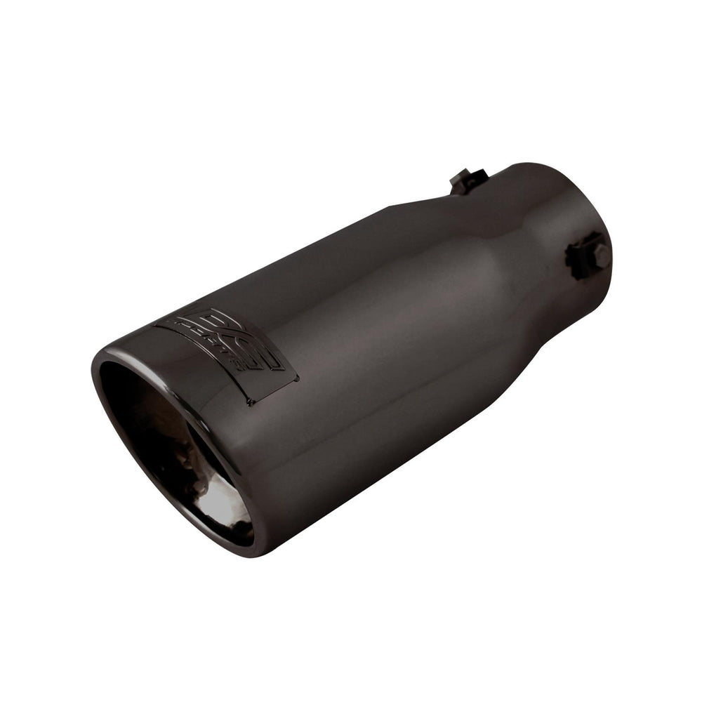 DC Sport Black Universal Bolt On Exhaust Slant Cut Tip 2.875 Inlet 3.75 Outlet