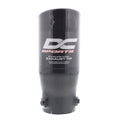 DC Sport Black Universal Bolt On Exhaust Slant Cut Tip 2.875 Inlet 3.75 Outlet