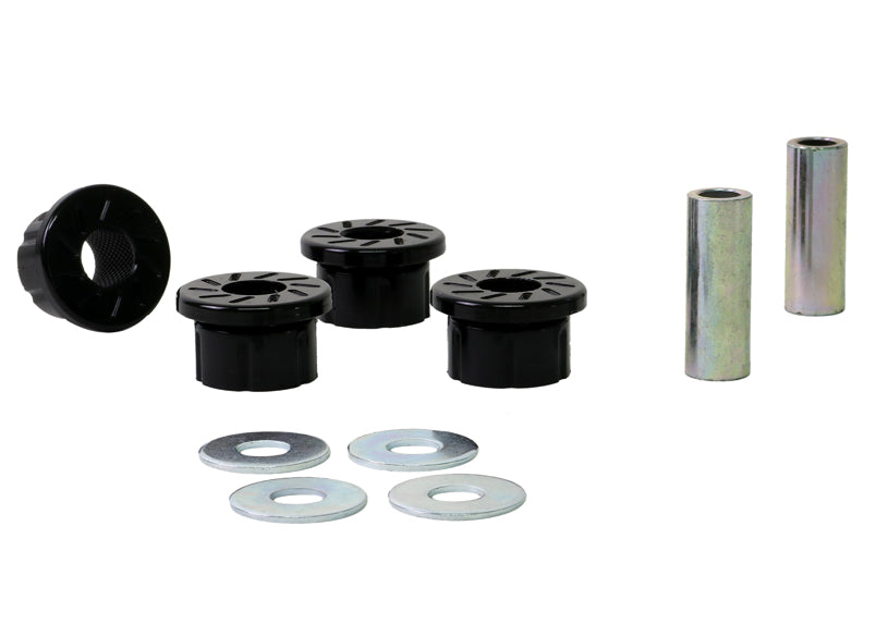 Control arm - upper and lower bushing 4 Bushings 2 Tubes 4 Washers Grease