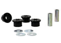 Control arm - upper and lower bushing 4 Bushings 2 Tubes 4 Washers Grease