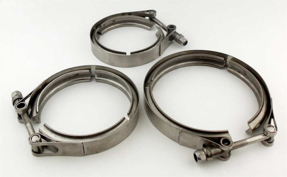 ~(1 lbs. 4X4X3)~ 3.5IN V BAND CLAMP 304SS