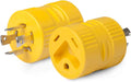 RV GENERATOR ADAPTER 20A LOCKING PLUG (4PRONG) TO 30A RV CONNECTOR