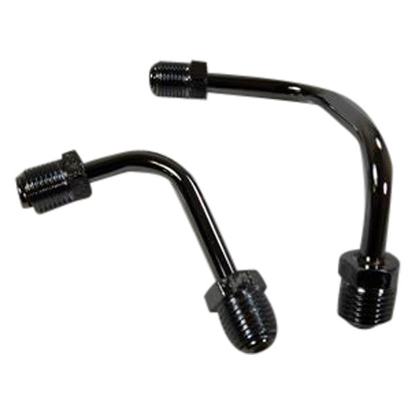 LEFT MOUNT BRAKE LINE SET CHROME1/2