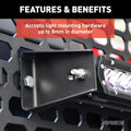 ADVANTEDGE HEADACHE RCK LIGHT BRCKT