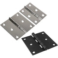 DAMPENING BUTT HINGE BLACK PVD 2" X
