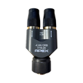 Apex Performance ASSEMBLY/FINISHED GOOD HOSE FITTING AND KITS Y-FREE QUIK CONN. TO 2X 3/8 HOSE BARB X02-11-009