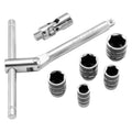 BikeMaster 1/4in Drive Compact Sliding and Folding T-Handle Set