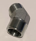 45 Male Elbow #10 To 1/2 Npt Steel Fitting