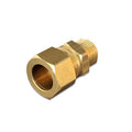 BRASS COMPRESSION FITTING, 5/8 IN.