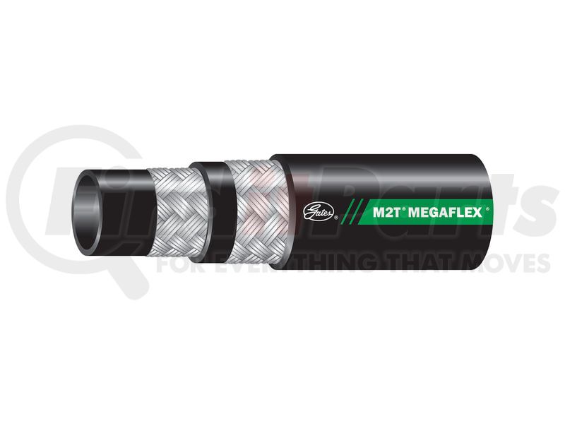 Gates 8M2TX100REEL - M2T MegaFlex 2-Wire Braid Hose - SAE 100R16 - 1/2 x 100 (4300 psi)