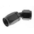 10 45 DEGREE FEMALE ALUMINUM HOSE END RED&BLUE