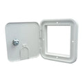 SMALL 30/50 AMP ELECTRIC CABLE HATCH KEY LOCK POLAR WHITE