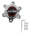 Race Star 93 Truck Star Chrome Plastic Cap w/ Medallion & Screws